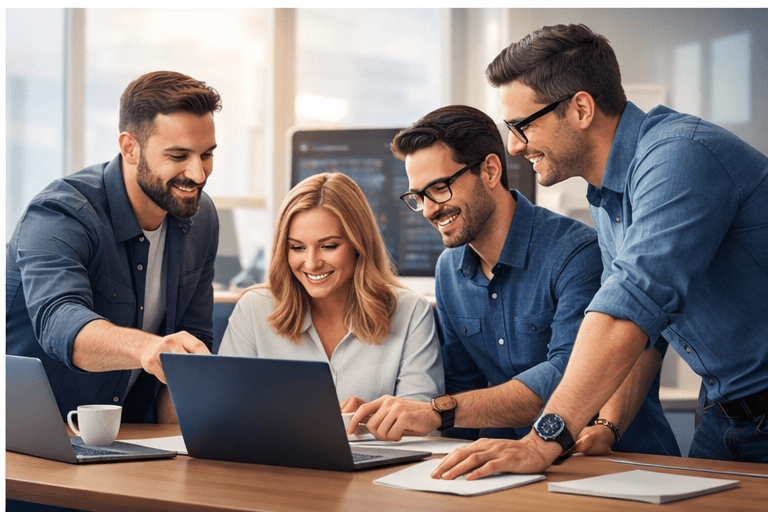 Technical team collaborating on integrations